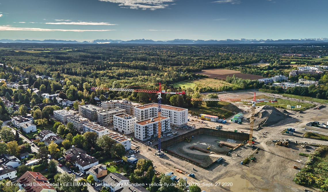 27.09.2020 - Baustelle Alexisquartier in Neuperlach